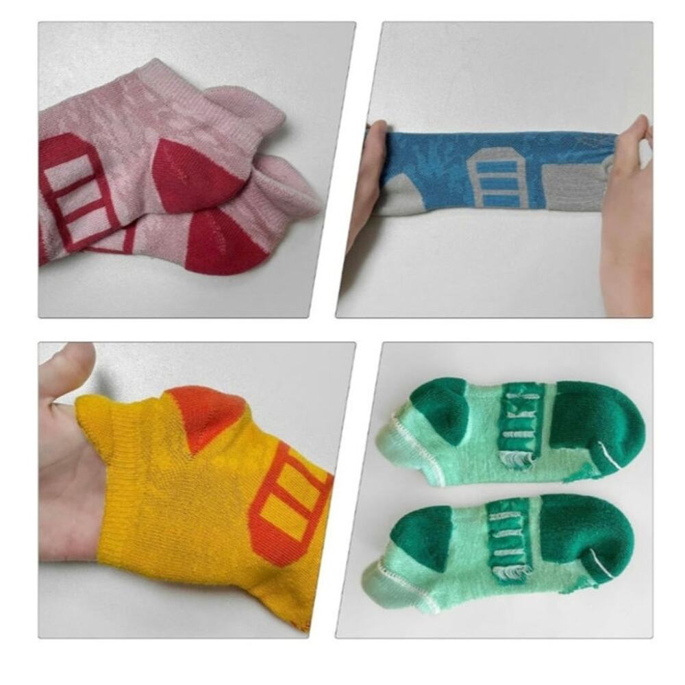 Women's Ultra-Comfort Ankle Socks 6-Pack Colorful Arch Support Breathable S6 - Picture 5 of 8